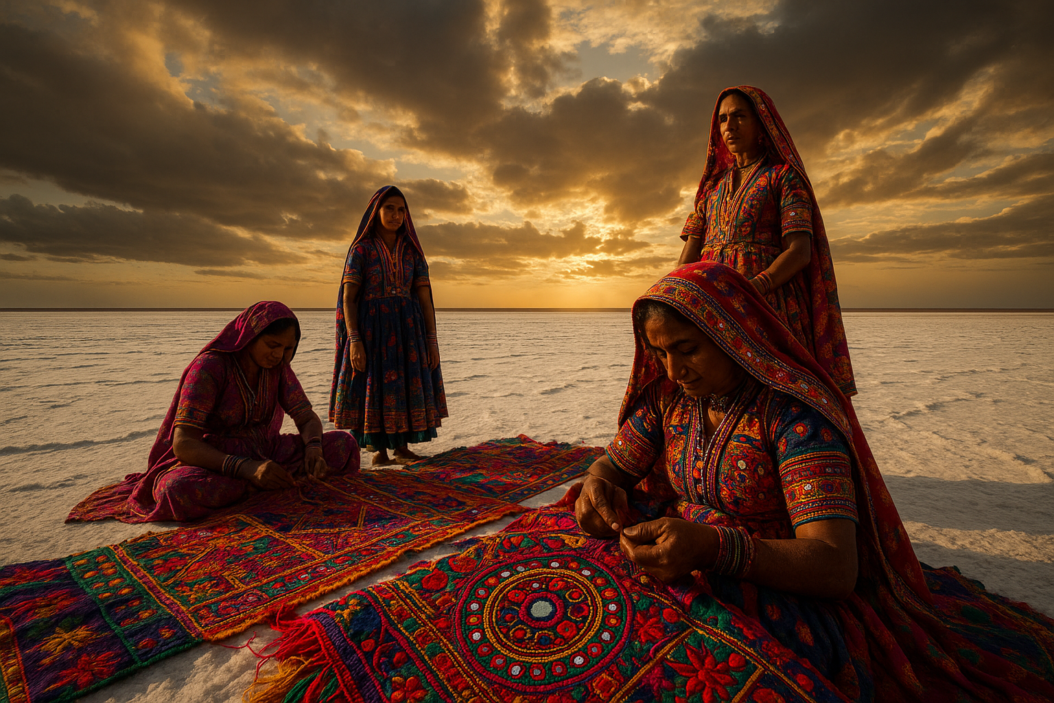 Gujarat Tribal Trails - Kutch embroidery and mirror work experiences